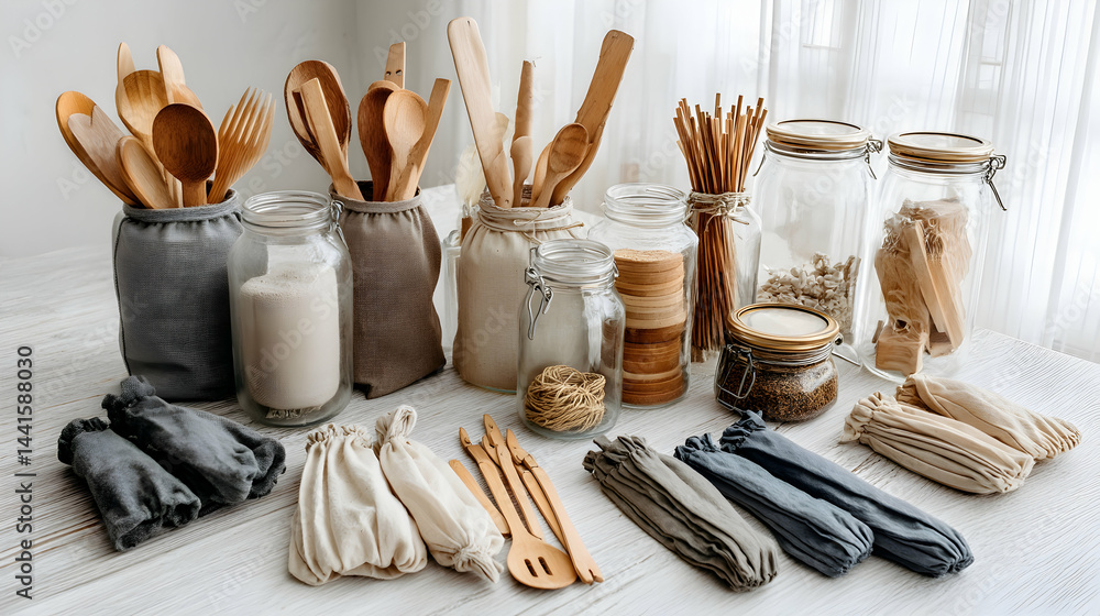 Glass Jar Essentials for an Eco-Conscious Kitchen Setup
