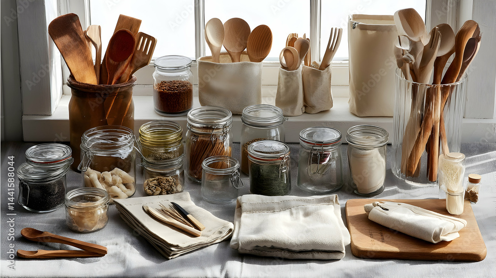 Glass Jar Essentials for an Eco-Conscious Kitchen Setup