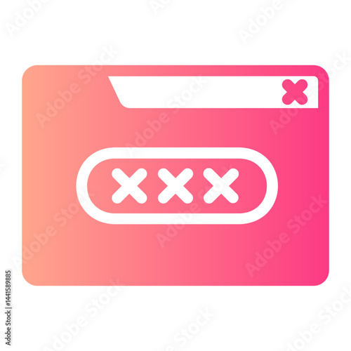 sex addict gradient icon