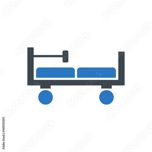Hospital Bed Mobile Icon