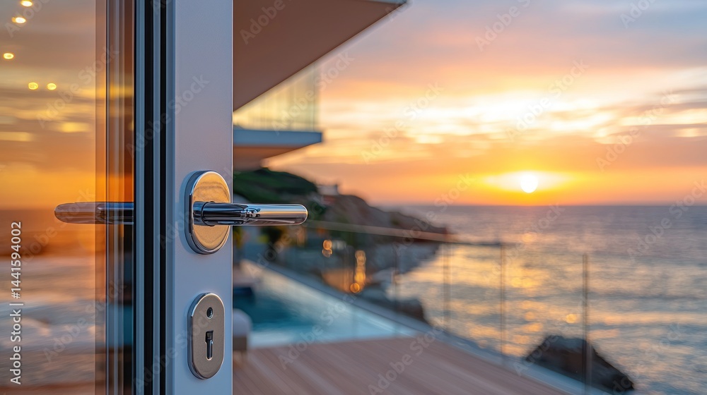 Fototapeta premium Coastal Modern Luxury Home Exterior