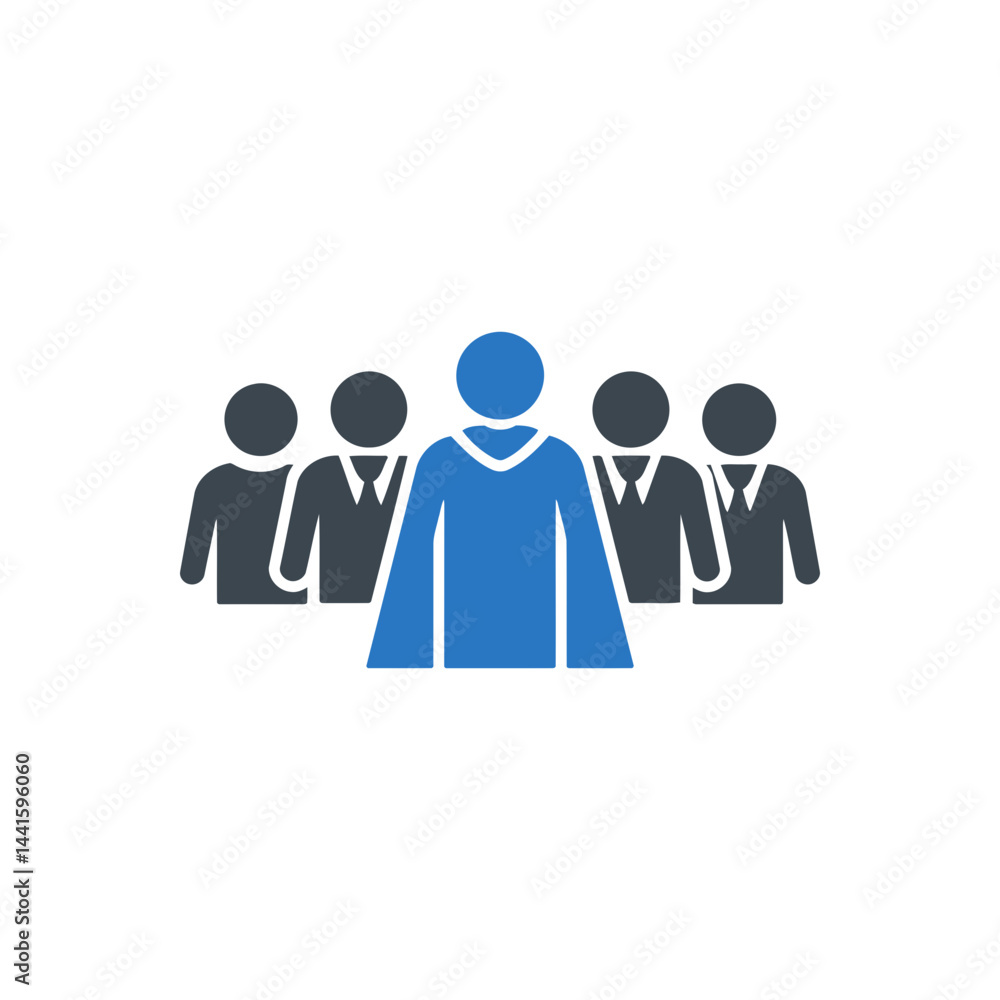 Team Leadership Standout Icon Team Leadership Standout Icon