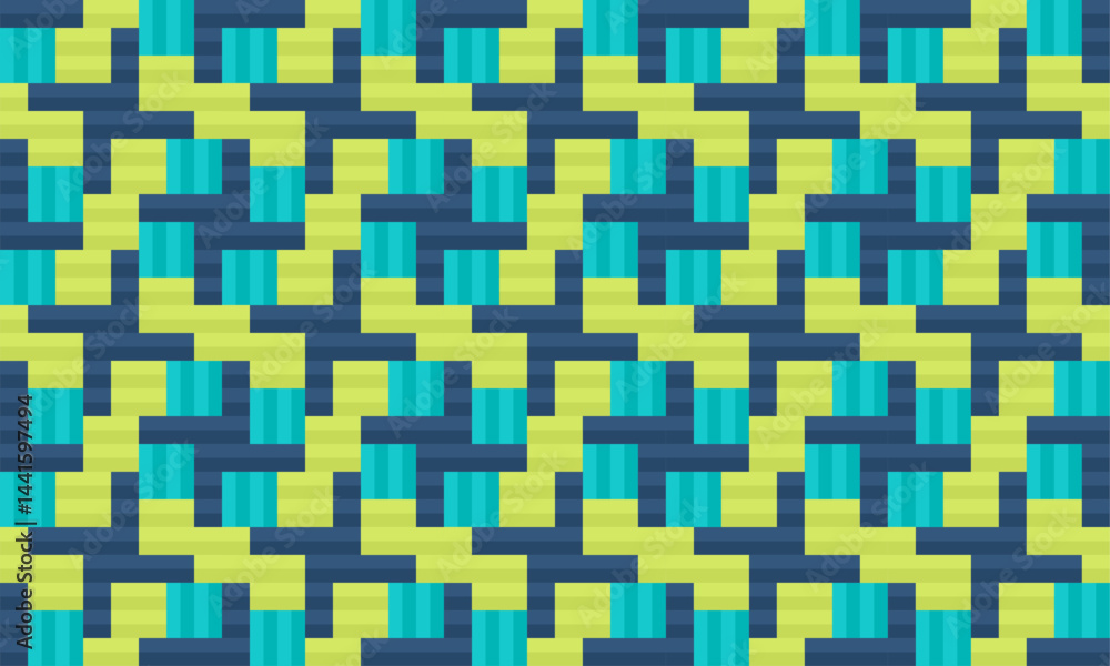 Fototapeta premium seamless traditional woven pattern called Anyaman