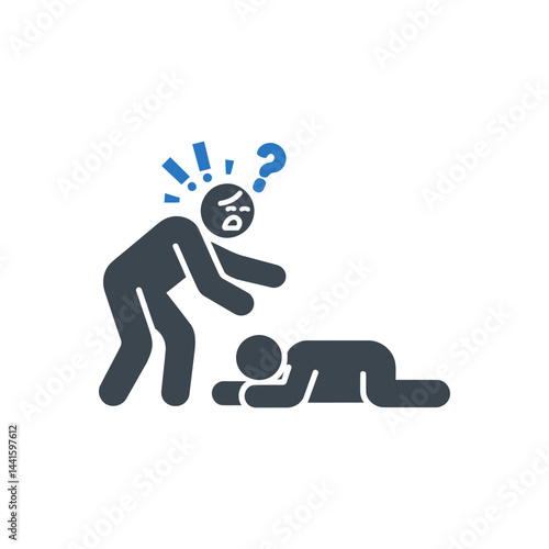Finding Collapsed Person Icon