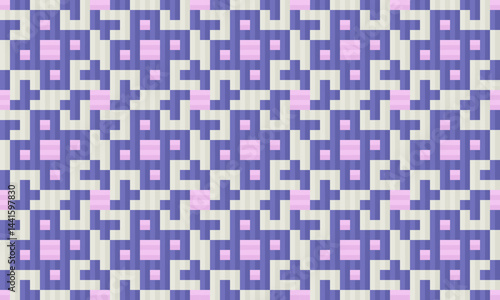 seamless traditional woven pattern called Anyaman