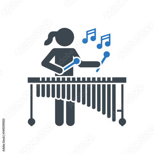 Marimba Percussion Player Icon