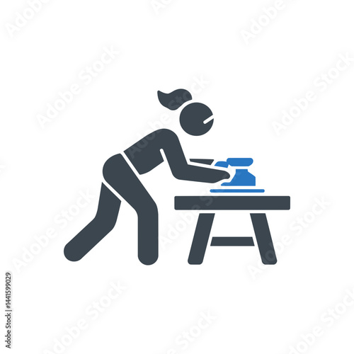Woodworking Sanding Task Icon