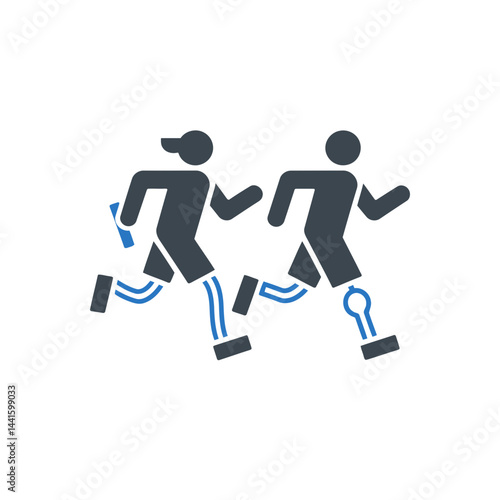 Adaptive Running Prosthetics Icon