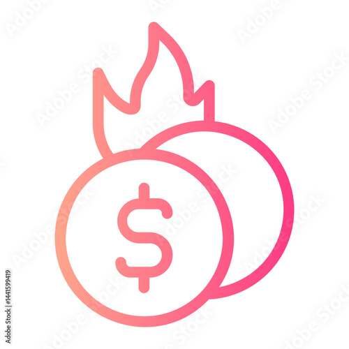 wasteful gradient icon