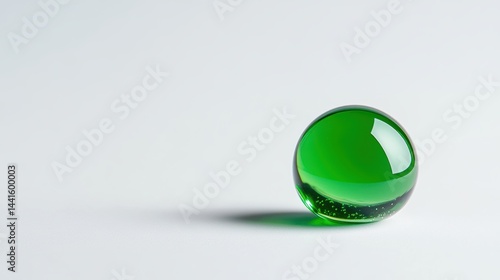 Obraz na płótnie Closeup of Green skincare,A drop of transparent cosmetic gel on a green background,product liquid bubble,serum drops scattered ,Collagen gel,Aloe Vera cosmetic gel,The concept of natural cosmetics. w salonie