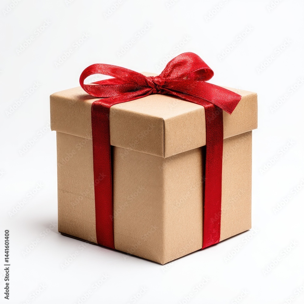 Wrapped gift box, ready for gifting Wrapped gift box, ready for gifting