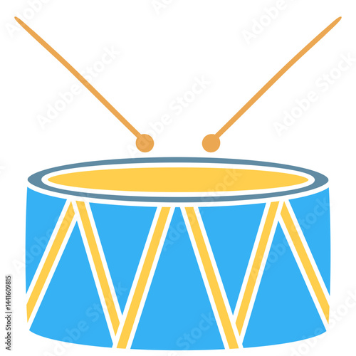 drumstick music percussion vector illustration