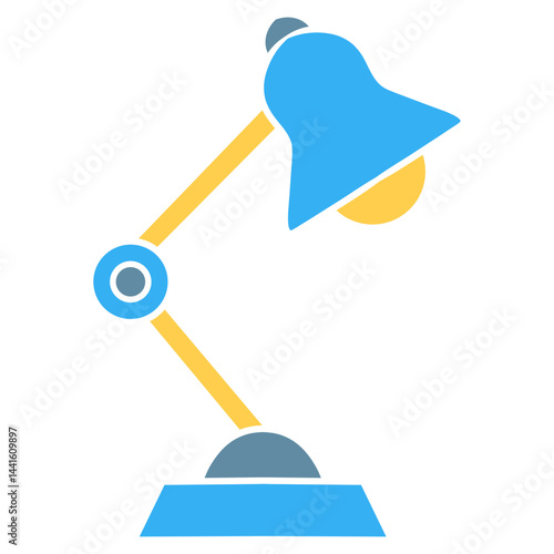 illustration of a desklamp