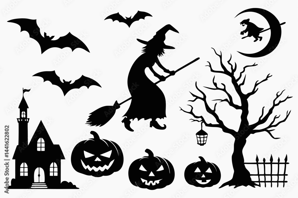 Obraz premium Hallown shillutte