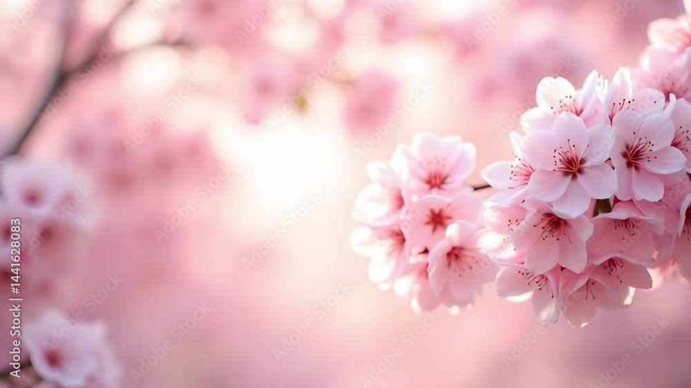 Gentle Bloom: A Delicate Dance of Cherry Blossoms in Soft Focus Harmony Gentle Bloom: A Delicate Dance of Cherry Blossoms in Soft Focus Harmony