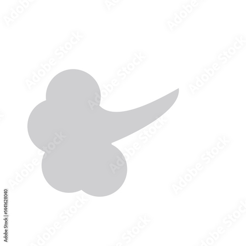 感情表現　ため息　空気　イラスト　カラー