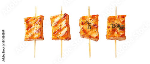 Pack of Cheese Slices Against Transparent Background for Culinary Branding, Grocery Promotion, or Sandwich Design Projects photo
