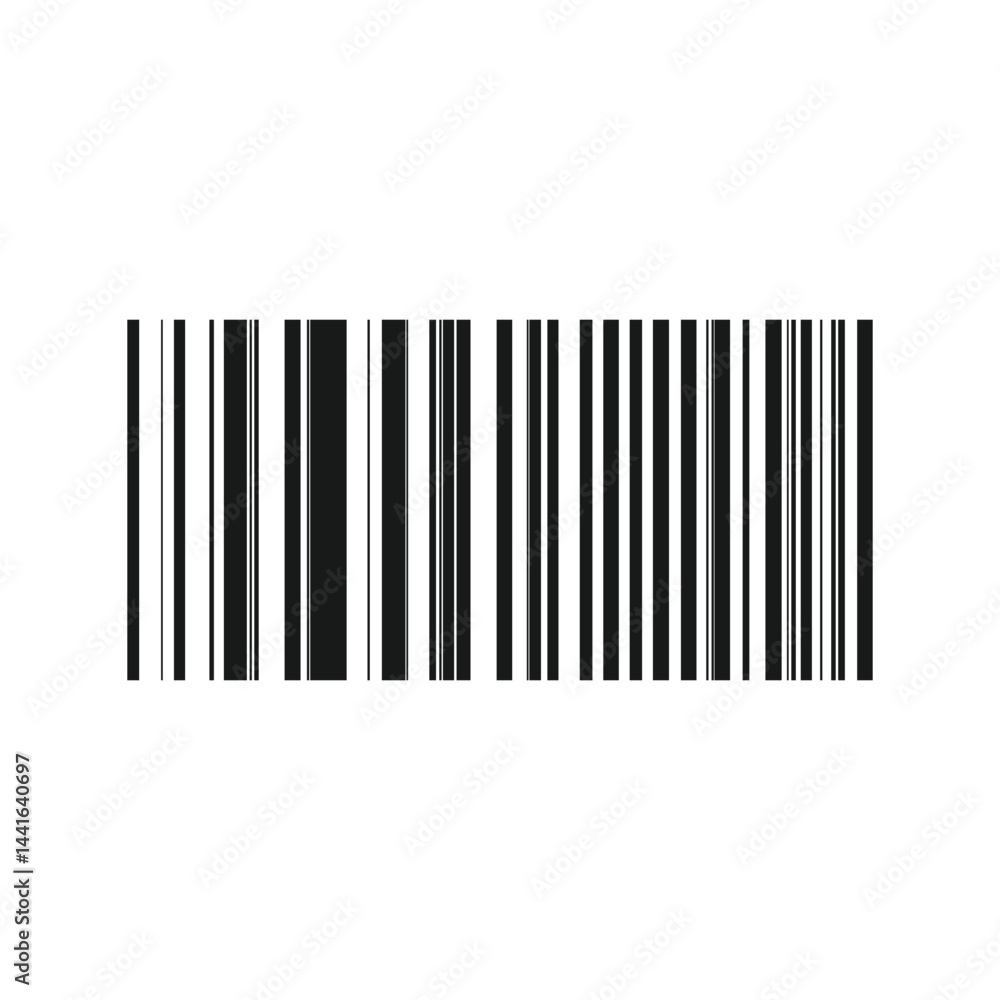 Realistic barcode icon, barcode icon, barcode vector icon, scan barcode icon, bar code label Realistic barcode icon, barcode icon, barcode vector icon, scan barcode icon, bar code label