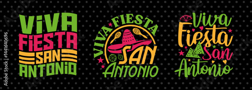 Viva Fiesta San Antonio SVG Cinco De Mayo Fiesta Squad Design Bundle Mexican Quote Design