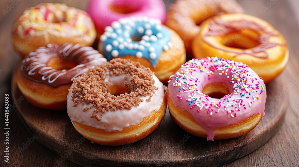 Donuts – Sweet Fried Pastries with Various Toppings Donuts – Sweet Fried Pastries with Various Toppings