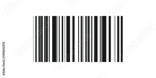 Barcode icon isolated in vector, bar code, barcode symbol icon for mobile app, web UI or retail marketing