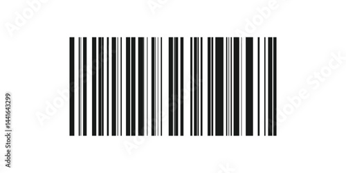 Barcode icon isolated in vector, bar code, barcode symbol icon for mobile app, web UI or retail marketing