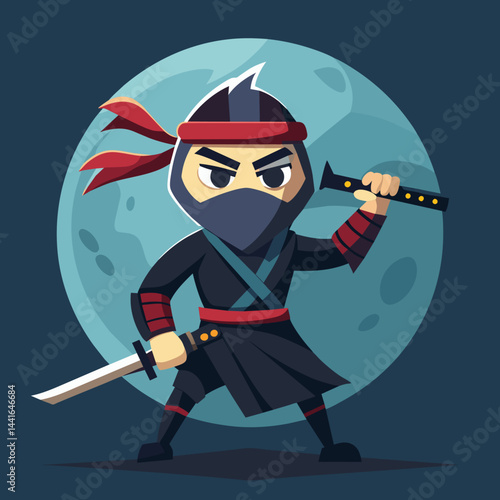 A cartoon-style panda stands against a vibrant turquoise background, featuring large eyes and a cheerful expression, making it look inviting and playful.