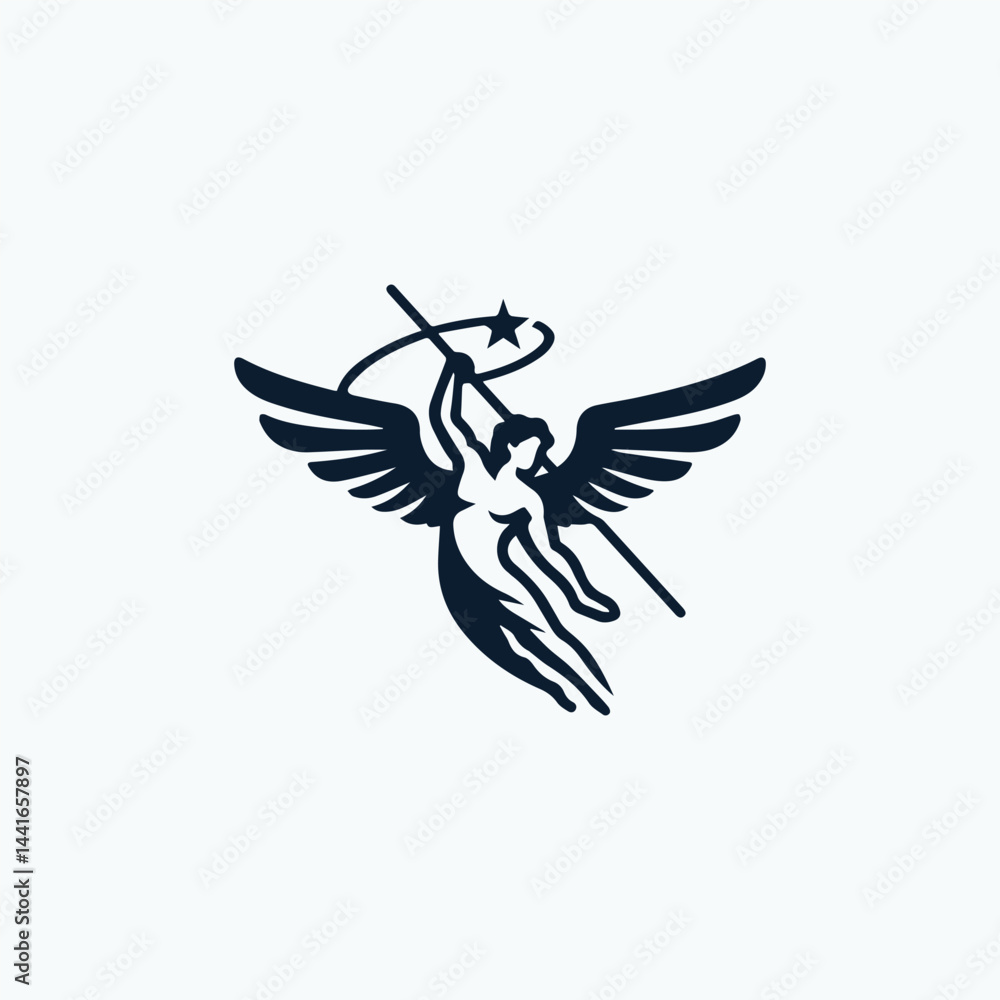 Obraz premium Icarus god logo