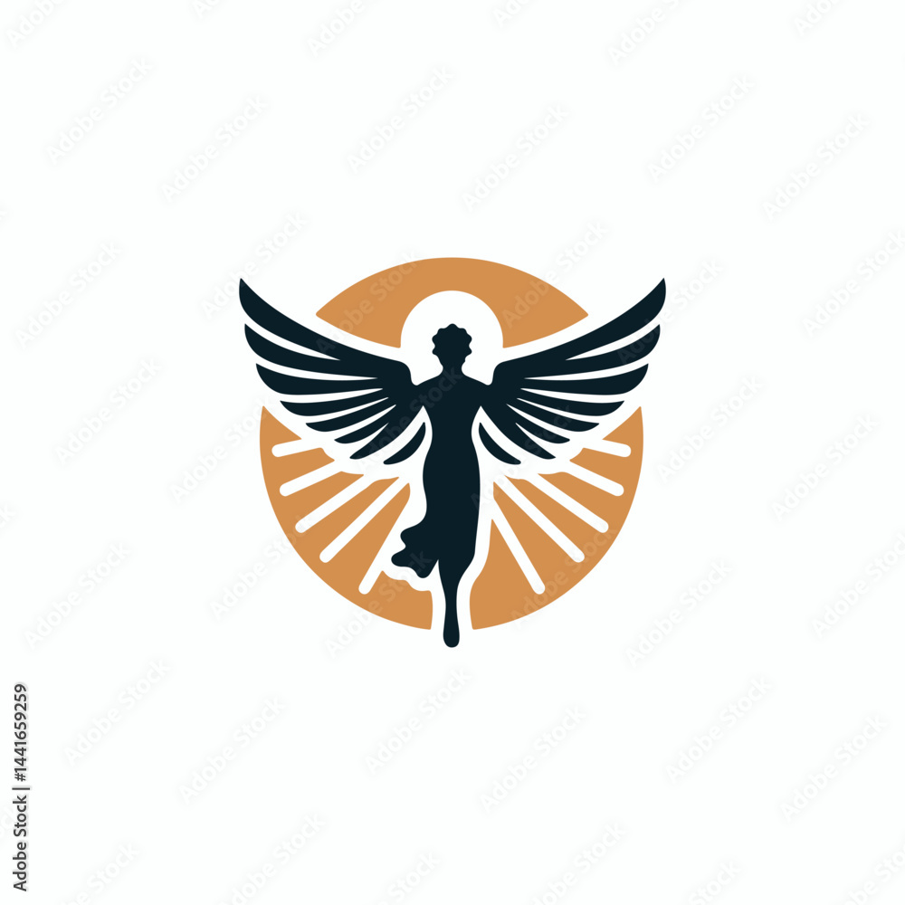 Obraz premium Icarus god logo