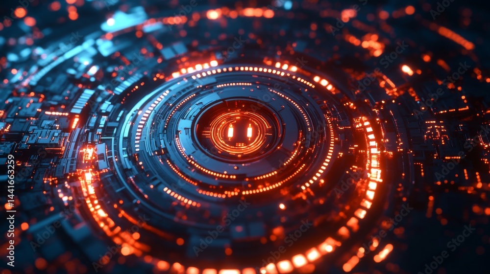 Dynamic digital circuitry design technology lab abstract visualization futuristic environment close-up view innovation concept Dynamic digital circuitry design technology lab abstract visualization futuristic environment close-up view innovation concept
