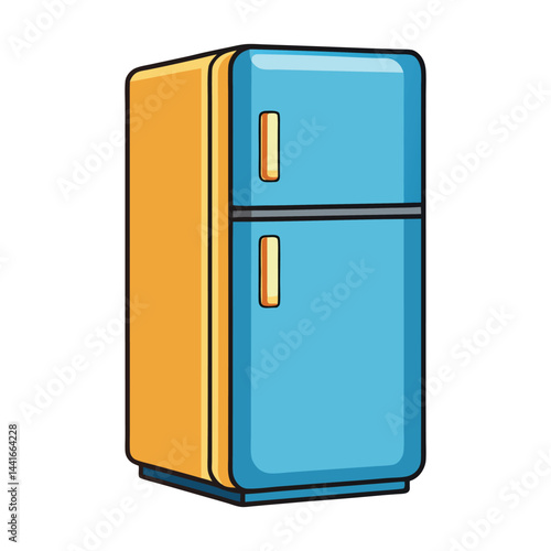 Refrigerator Vector 