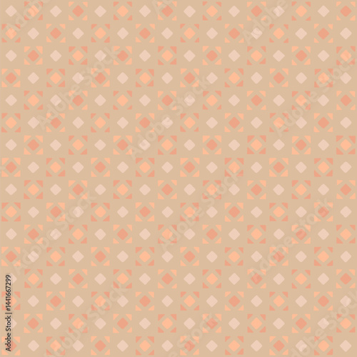 hand drawn diamonds and triangles. beige repetitive background. folk decorative art. vector seamless pattern. geometric fabric swatch. wrapping paper. design template for textile, linen