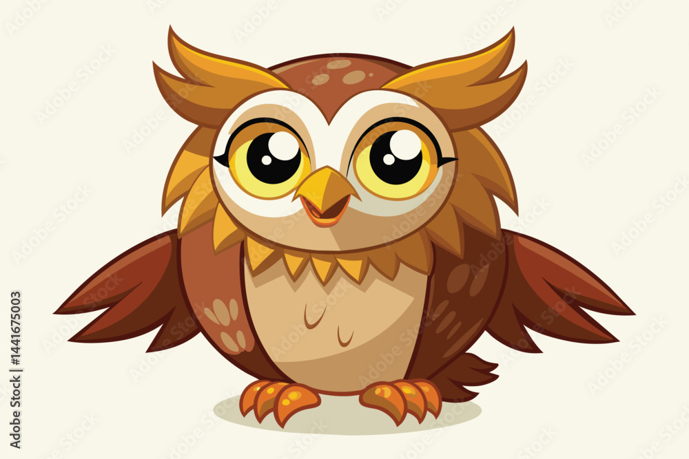 This cartoon owl features large, expressive eyes and colorful feathers, creating a whimsical and friendly character that delights viewers of all ages. This cartoon owl features large, expressive eyes and colorful feathers, creating a whimsical and friendly character that delights viewers of all ages.