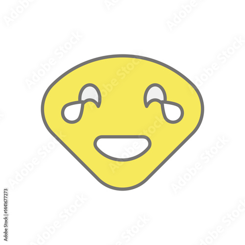 Smily Face icon vector stock illustration