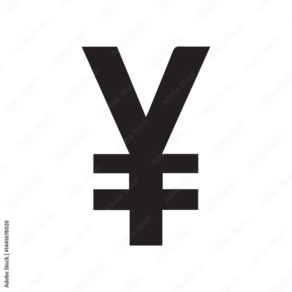 Fototapeta premium yen currency symbol