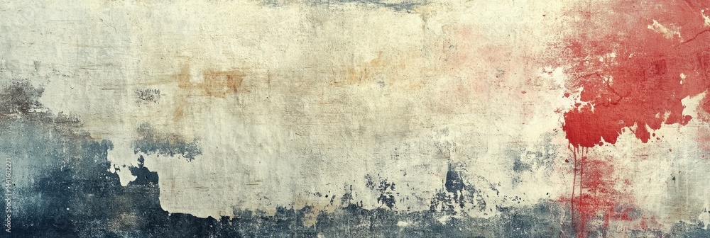 Grunge Artistic Background Comprising Ink Stamps and Textures for Vintage Scrapbook Projects