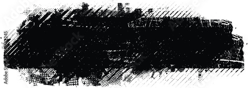 Grunge textured banner with rough edges. Speckled texture. Overlay grunge texture . Simply place texture over any object to create grunge effect . Banner with scratched surface for your design. 