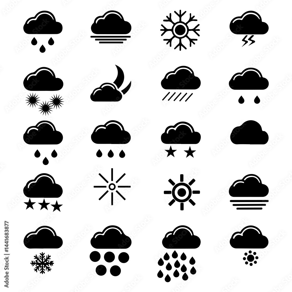 weather icons set weather icons set