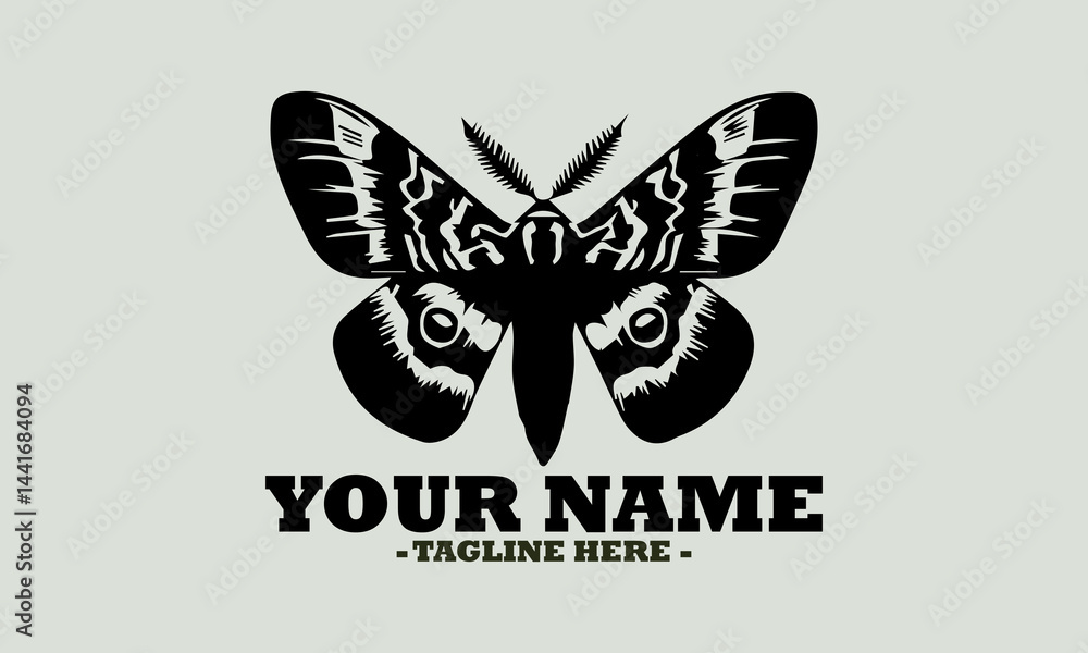 Fototapeta premium beautiful butterflies, butterfly on light background, illustration butterfly vector design, butterfly logo art