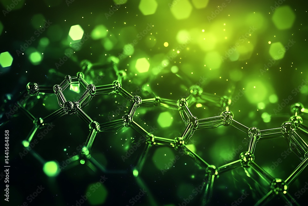 Scientific background. 3D render