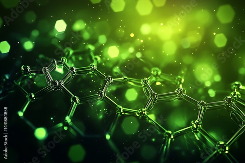 Obraz na płótnie Scientific background. 3D render w salonie