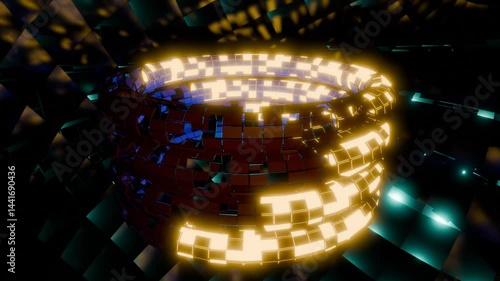 Elevate your visuals with this Modern Animation VJ Loop in crystal-clear 4K resolution. Featuring sleek, clean lines and smooth abstract motion, this seamless loop delivers a contemporary and stylish