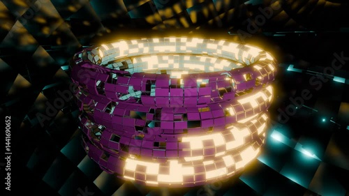 Elevate your visuals with this Modern Animation VJ Loop in crystal-clear 4K resolution. Featuring sleek, clean lines and smooth abstract motion, this seamless loop delivers a contemporary and stylish