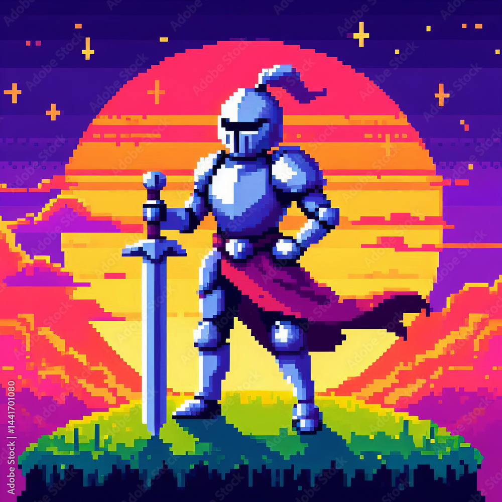 Fototapeta premium knight from pc games
