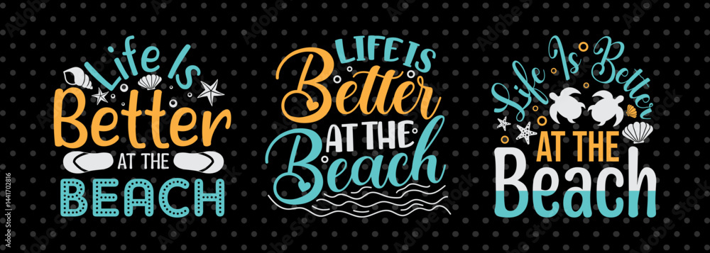 Life Is Better At The Beach SVG Beach Life Vacation With Sea Beach Design Bundle Beach Quote Design Life Is Better At The Beach SVG Beach Life Vacation With Sea Beach Design Bundle Beach Quote Design