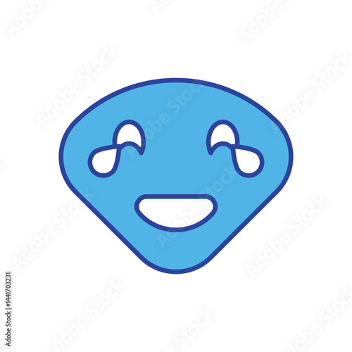 Smily Face icon vector stock illustration