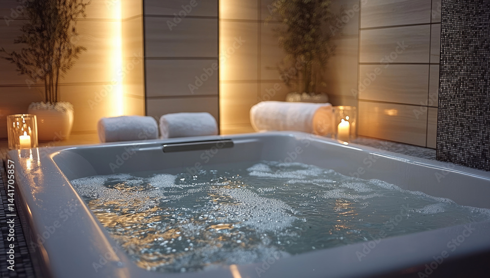 A luxury spa in a hotel.