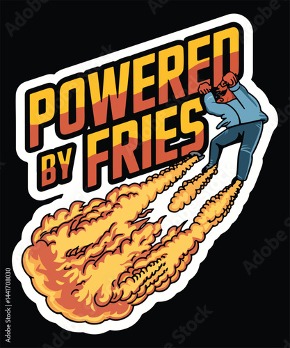 Powered By Fries(2) Graphic Design
