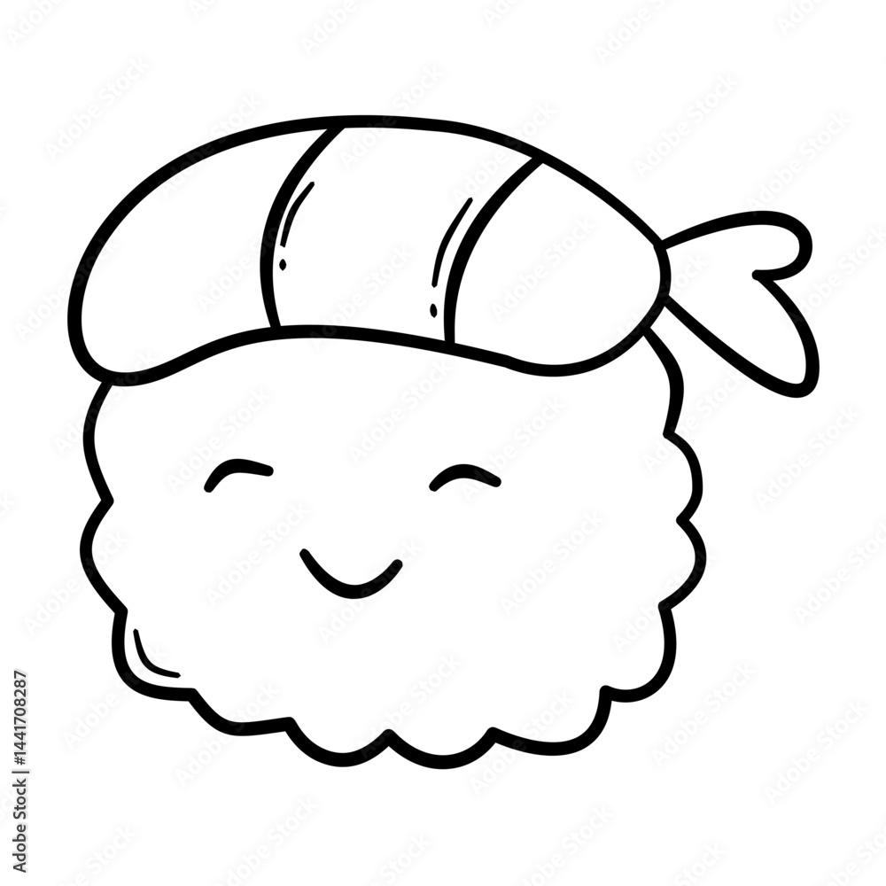 Cute sushi doodle Cute sushi doodle
