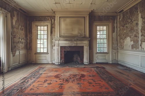 photo of room with carpet in it  